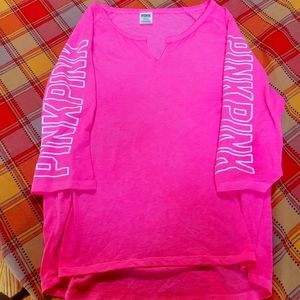 PINK BASEBALL TSHIRT